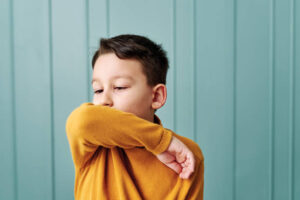 A Child Showing Symptoms of Alpha-1 antitrypsin deficiency (Alpha-1) which is a genetic disorder that may cause lung and/or liver disease. It is the most common genetic cause of liver disease in children.